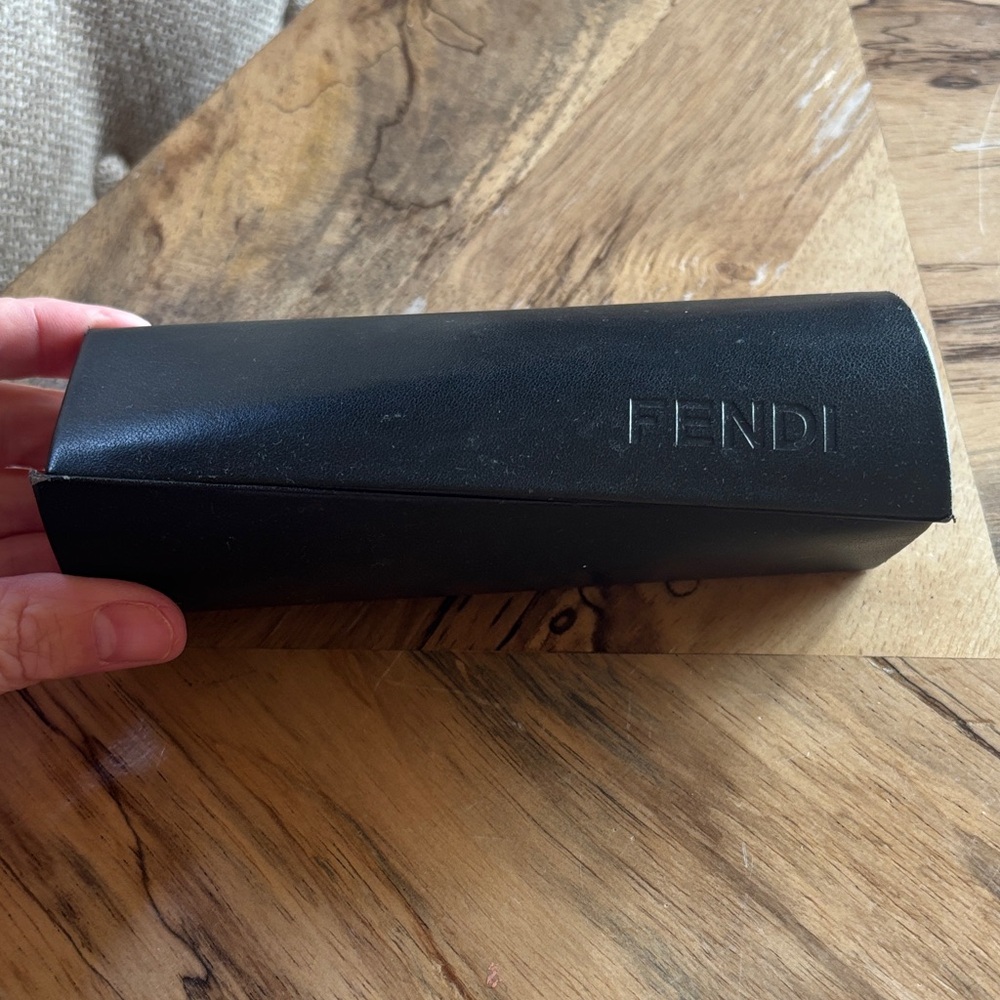 Fendi Sleek Black Glasses Case
